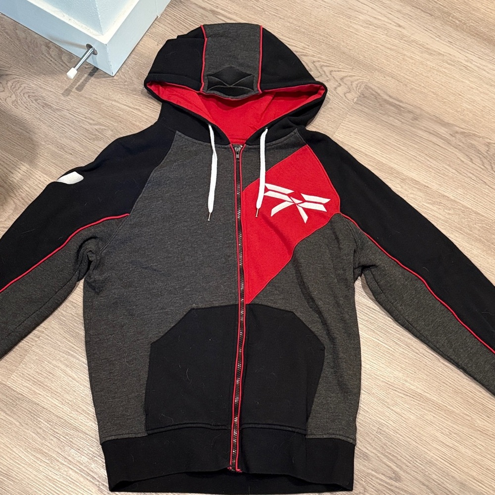 Destiny Titan Black and Red Zip-Up Hoodie